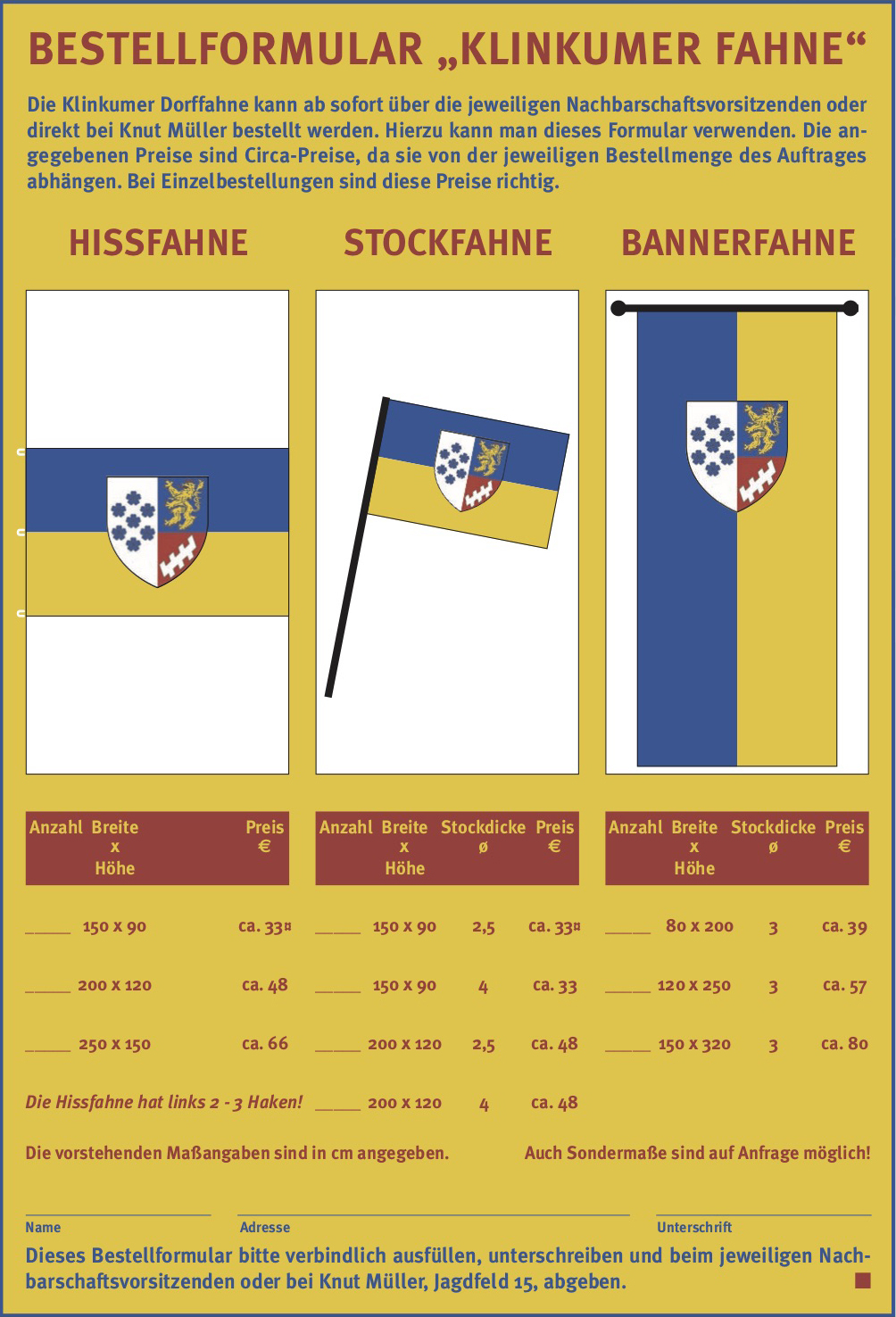 Preisliste Fahne Kopie
